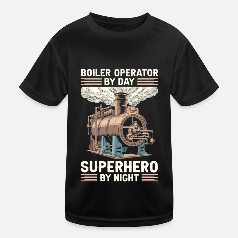 Boiler operators Kids Functional T-Shirt