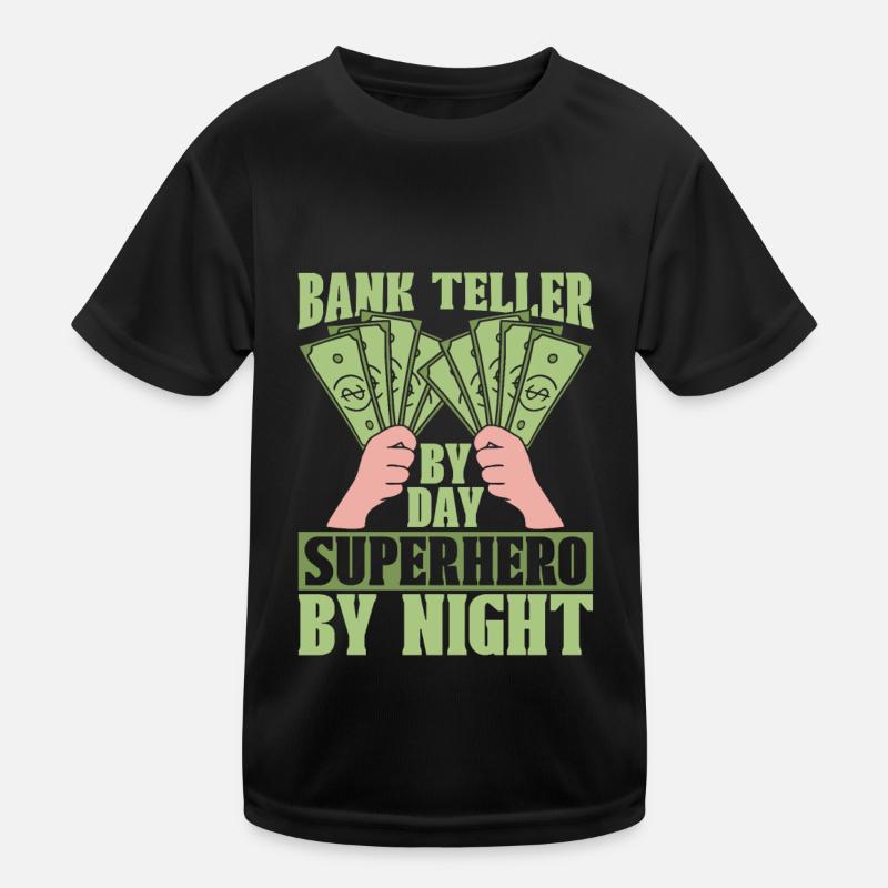 Employé de banque T-shirt sport Enfant