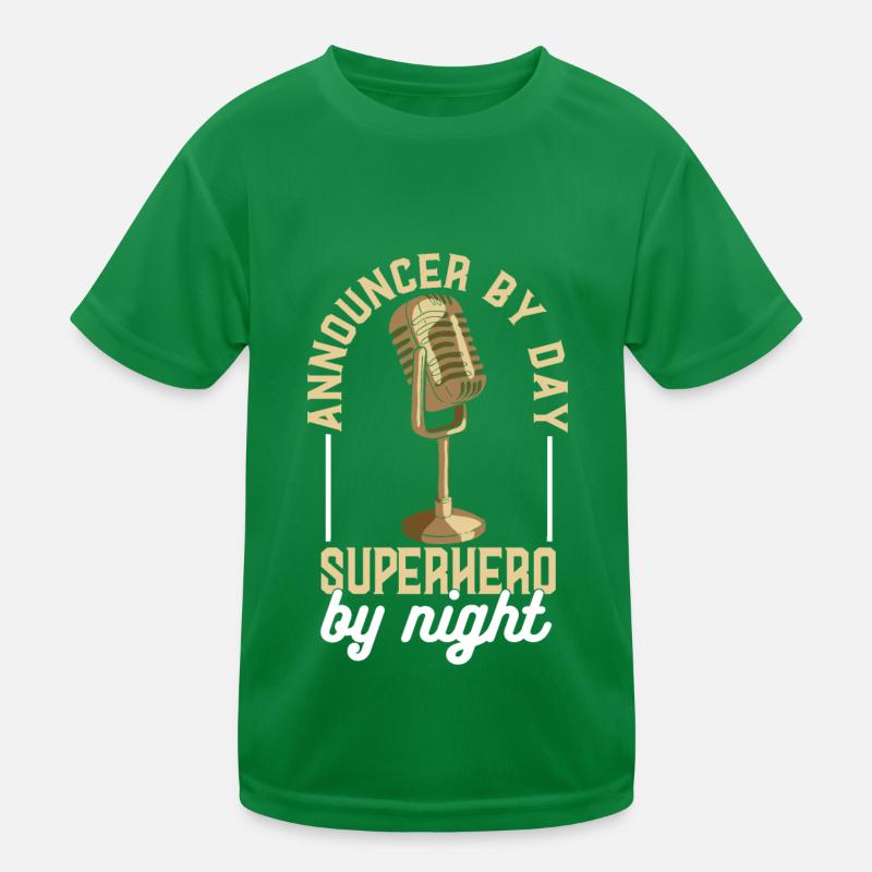 Ansager Kinder Funktions-T-Shirt