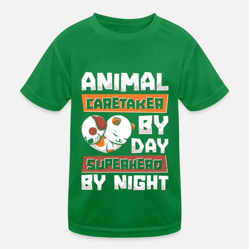 Tierpfleger Kinder Funktions-T-Shirt