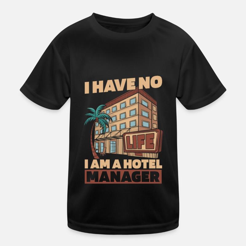 Hotel Manager Kids Functional T-Shirt