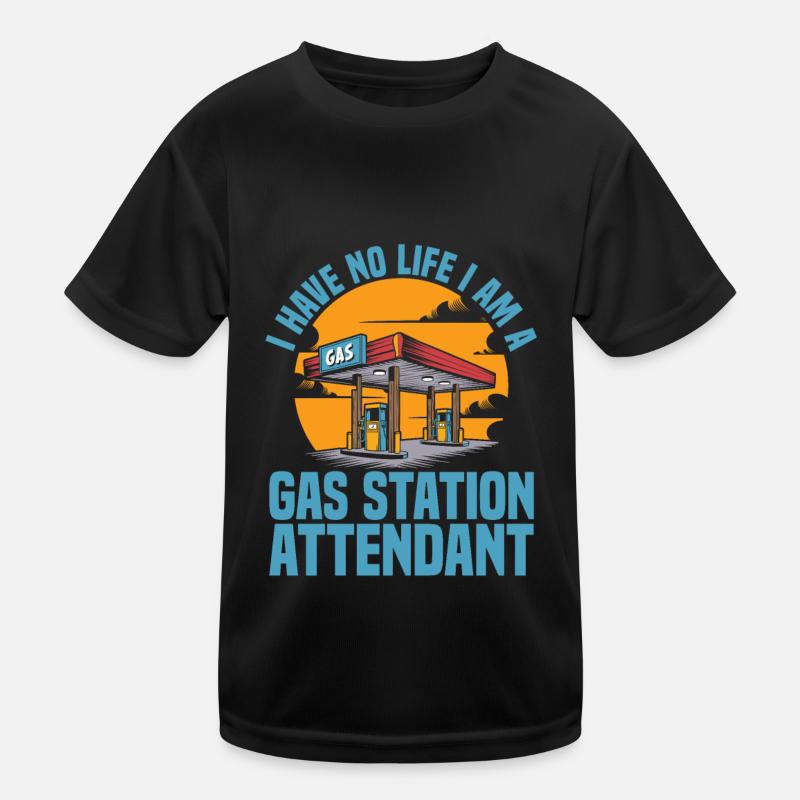 Pump attendant Kids Functional T-Shirt