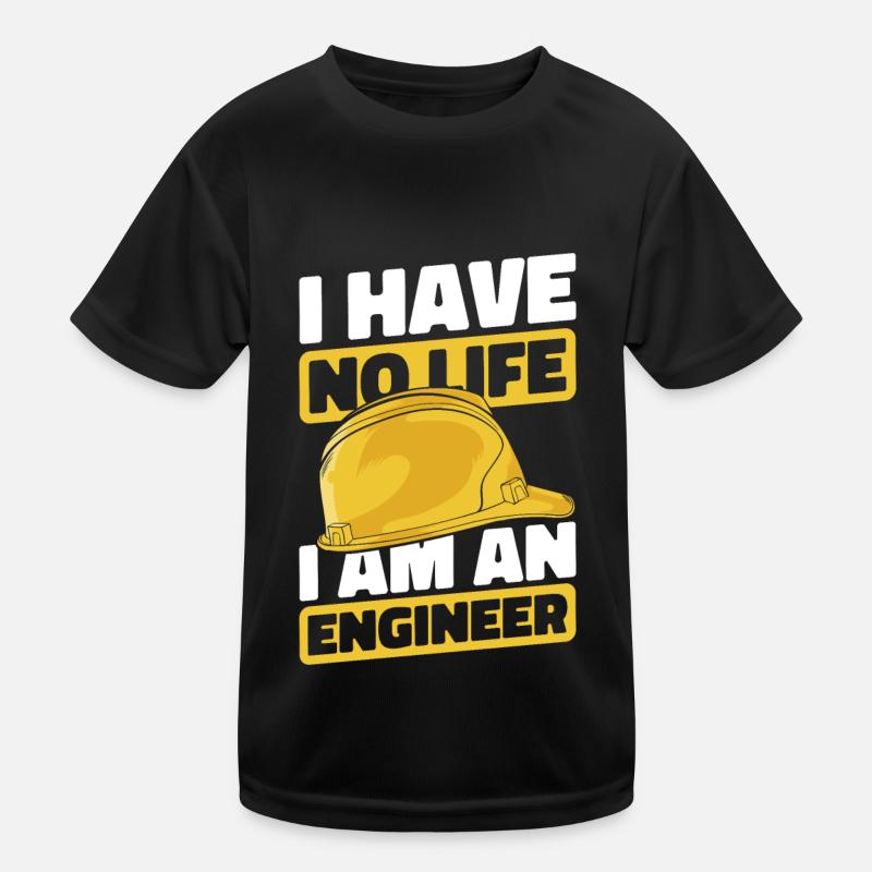 Ingenieur Kinder Funktions-T-Shirt
