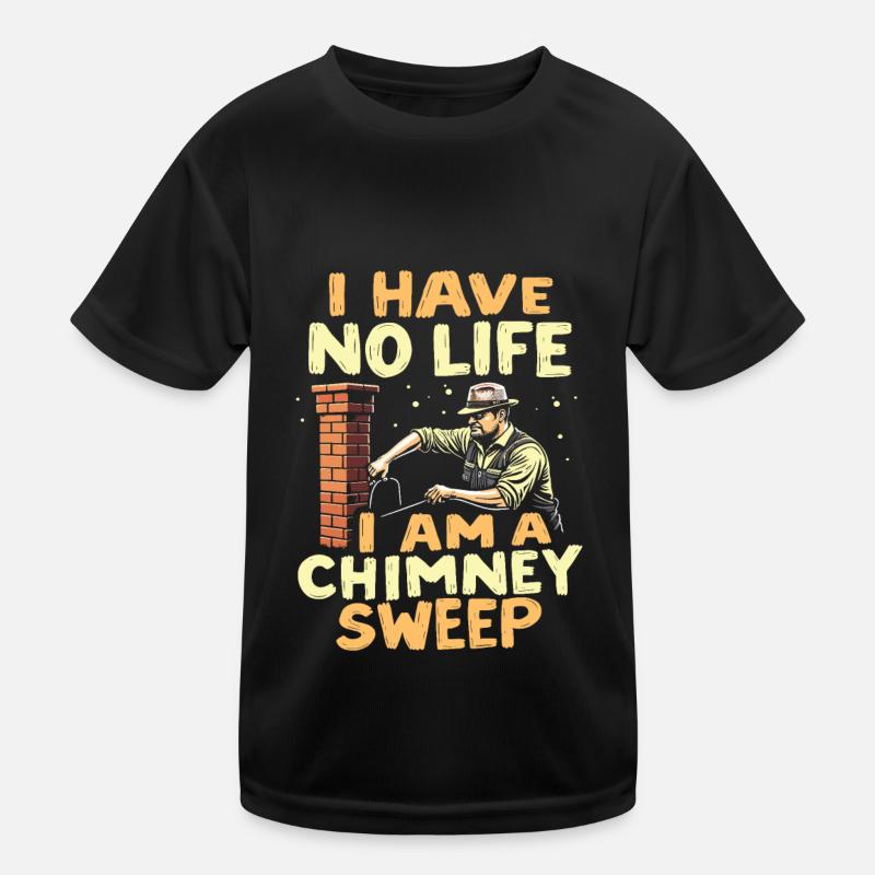 Chimney sweep Kids Functional T-Shirt