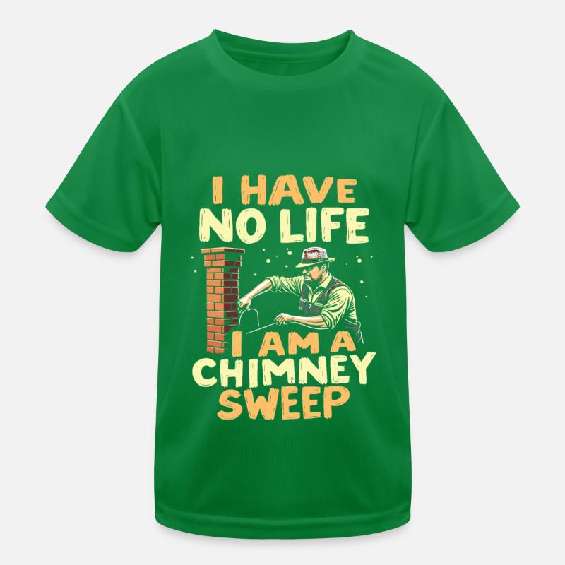 Chimney sweep Kids Functional T-Shirt