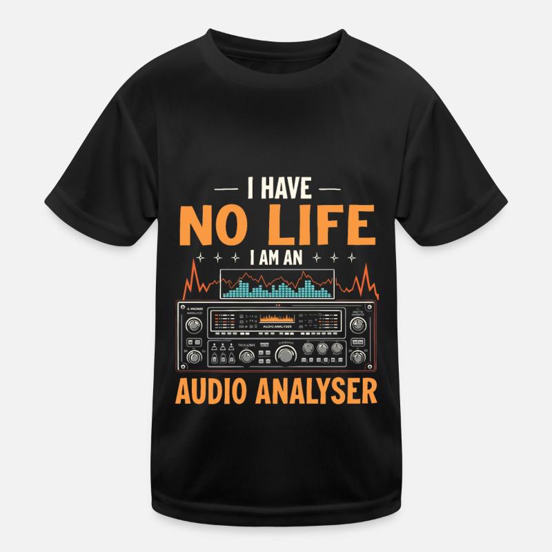Audio Analyzer Kids Functional T-Shirt