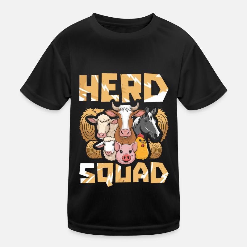 Viehzüchter Kader Kinder Funktions-T-Shirt