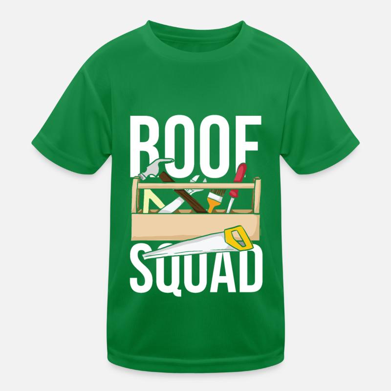 Roofer Squad Kids Functional T-Shirt