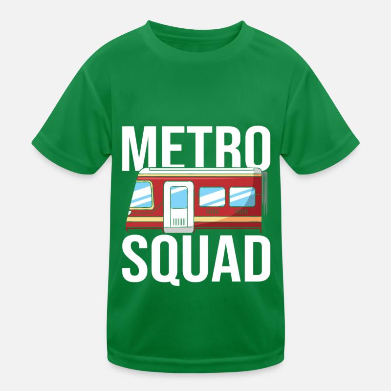 Subway Driver Squad Kids Functional T-Shirt