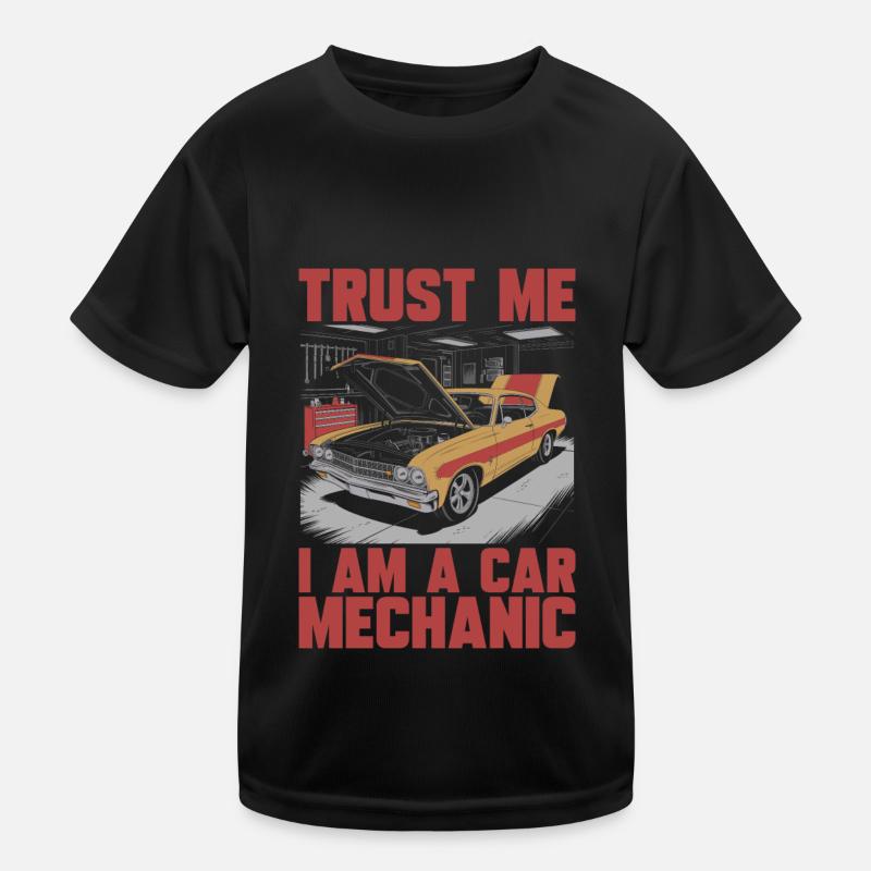 Car mechanic Kids Functional T-Shirt