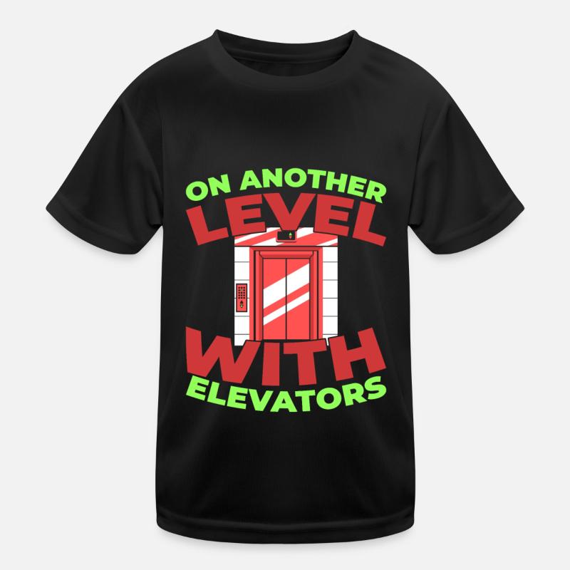 Elevator Elevator Kids Functional T-Shirt