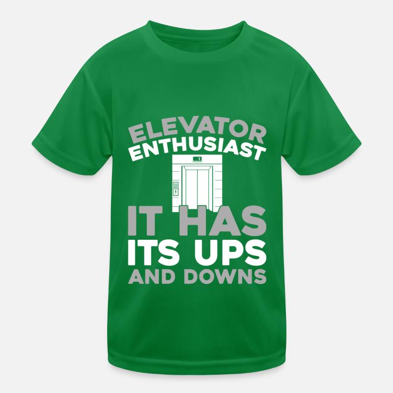Elevator Elevator Kids Functional T-Shirt