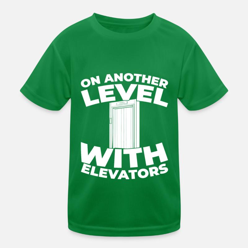 Elevator Elevator Kids Functional T-Shirt