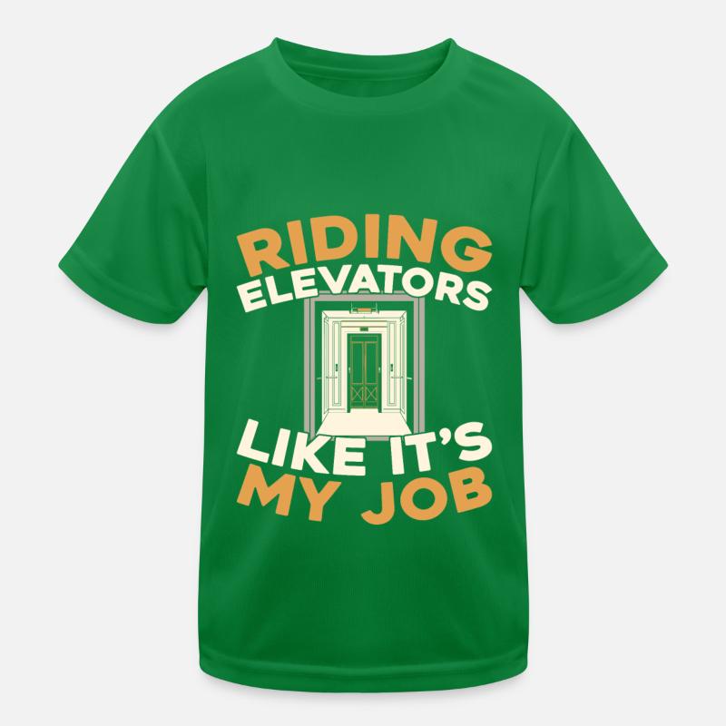 Elevator Elevator Kids Functional T-Shirt