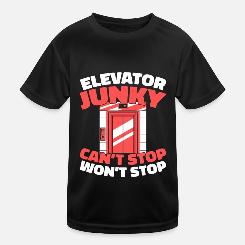 Elevator Elevator Kids Functional T-Shirt