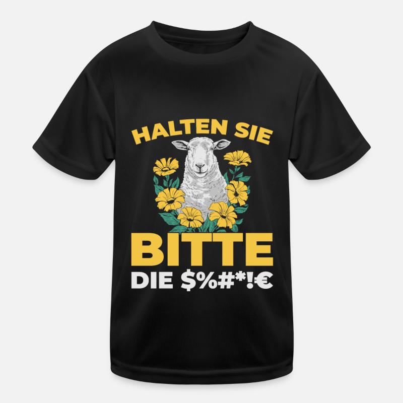 Sheep please shut up Kids Functional T-Shirt