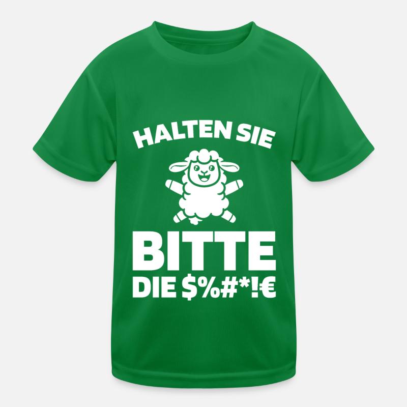 Sheep please shut up Kids Functional T-Shirt