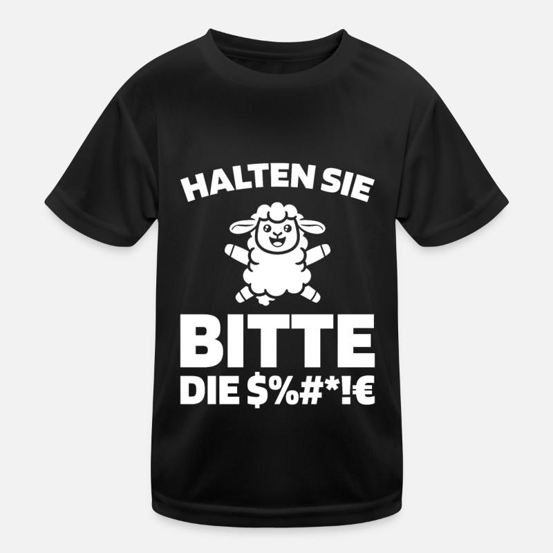 Sheep please shut up Kids Functional T-Shirt