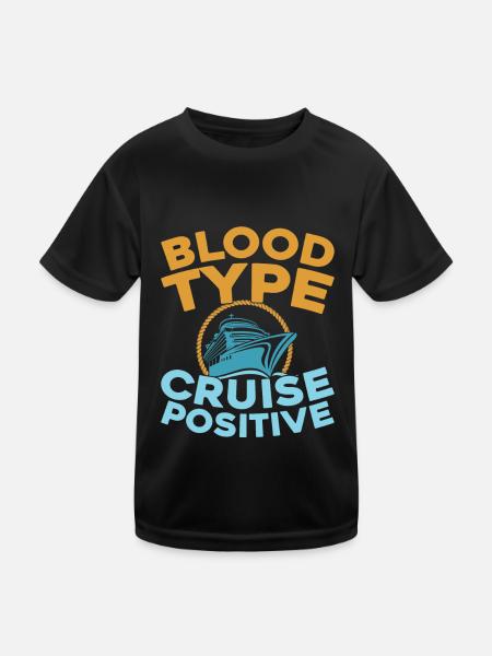 Croisière - T-shirt sport Enfant - noir - Devant