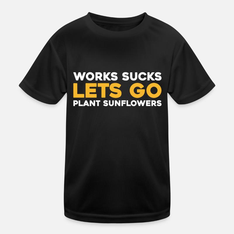 Sonnenblume Kinder Funktions-T-Shirt