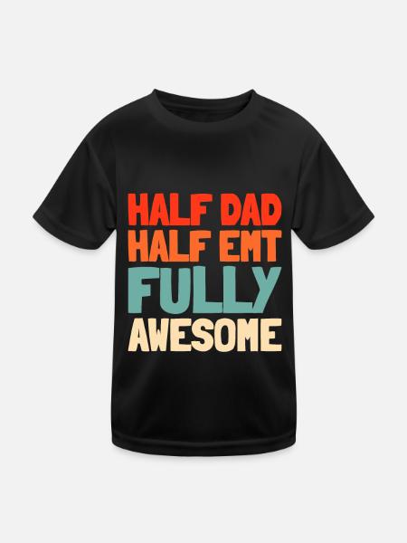 Service d’ambulance Paramédic Paramédic - T-shirt sport Enfant - noir - Devant