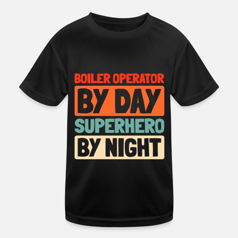 Boiler operators Kids Functional T-Shirt