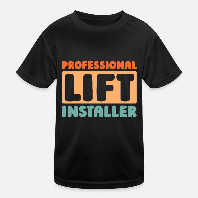 Installateur d’ascenseur T-shirt sport Enfant
