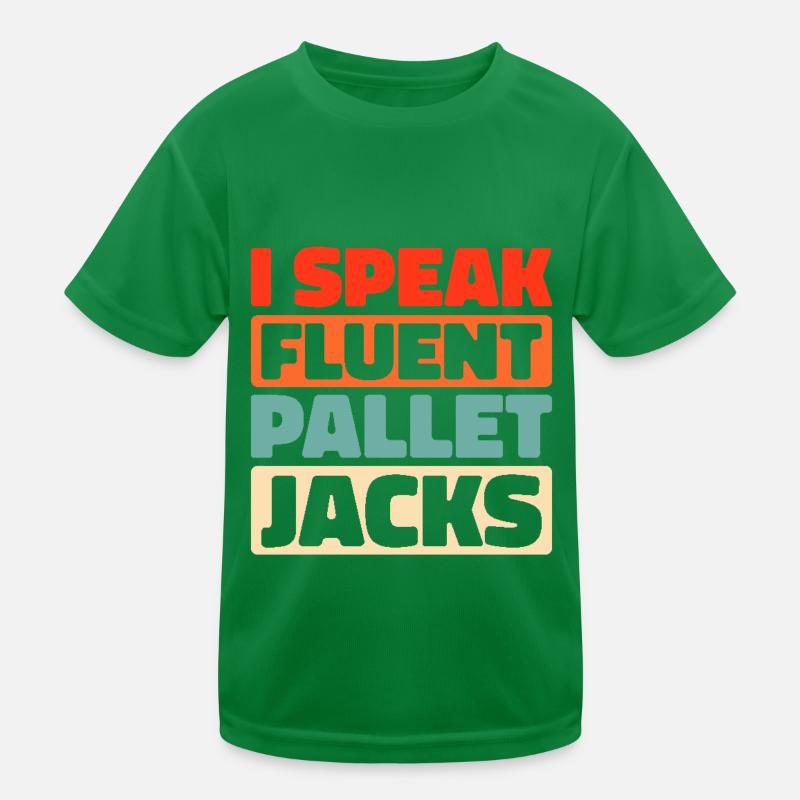 Gabelstapler Staplerfahrer Kinder Funktions-T-Shirt