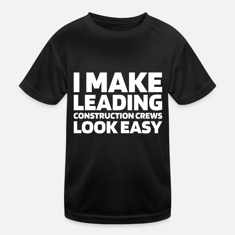 Contremaître en construction T-shirt sport Enfant