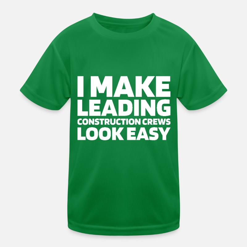 Contremaître en construction T-shirt sport Enfant