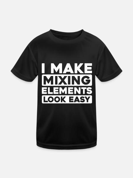 Chimiste en chimie - T-shirt sport Enfant - noir - Devant