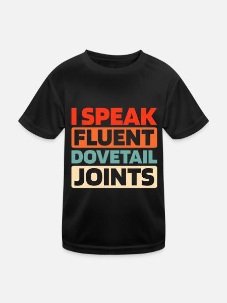 Charpentier Charpentier - T-shirt sport Enfant - noir - Devant