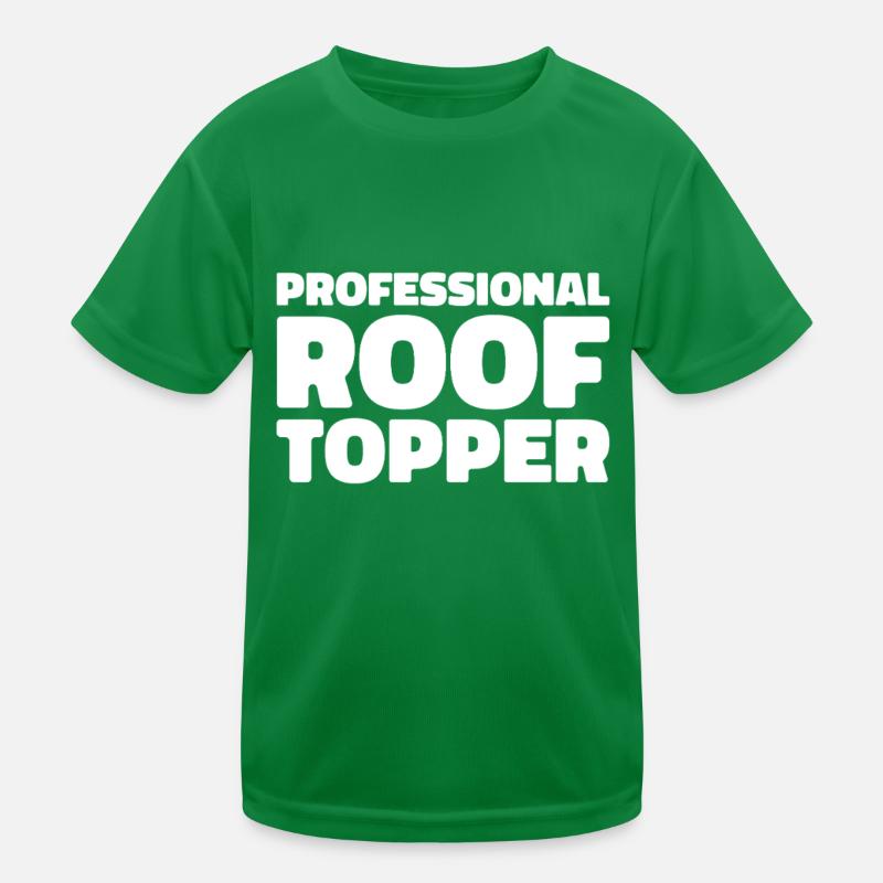 Dachdecker Kinder Funktions-T-Shirt