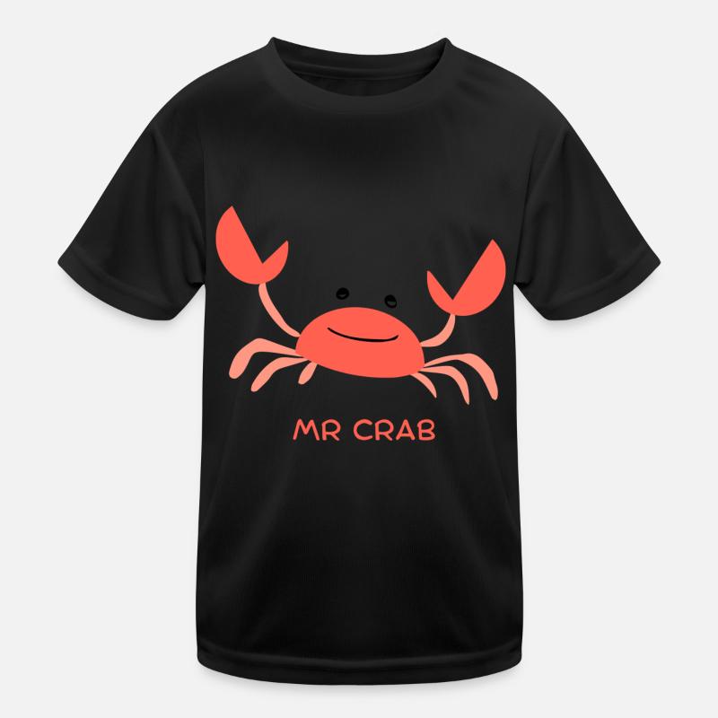Mr Crab Kinder Funktions-T-Shirt