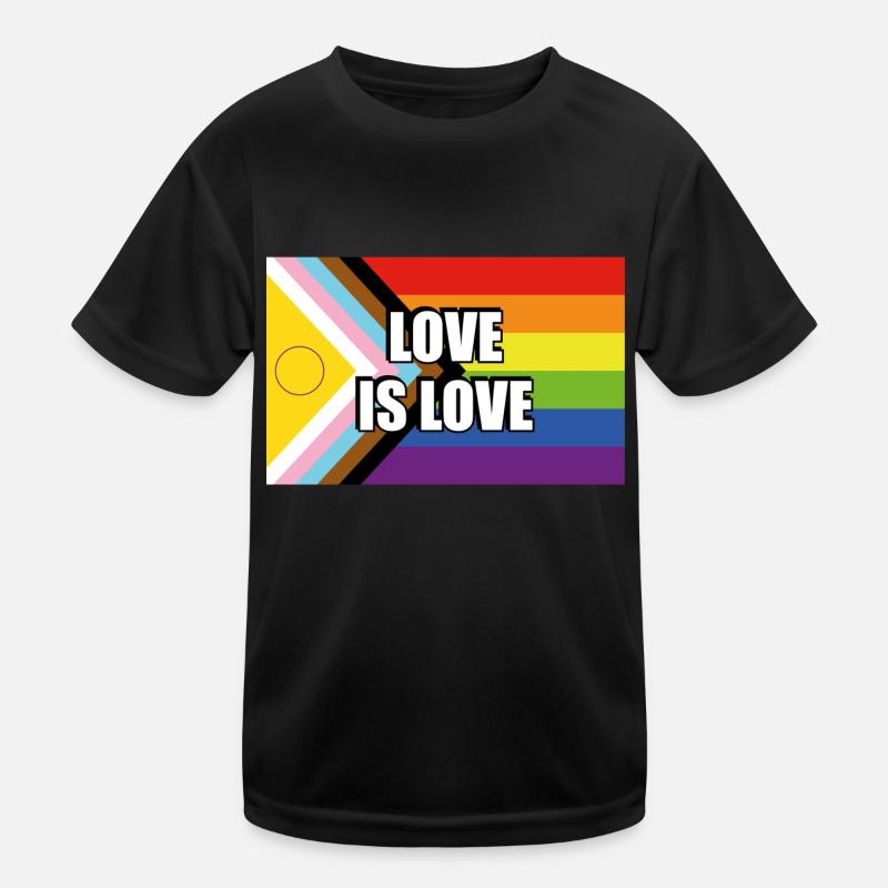 Drapeau de la fierté intersexuée inclusive Progress T-shirt sport Enfant