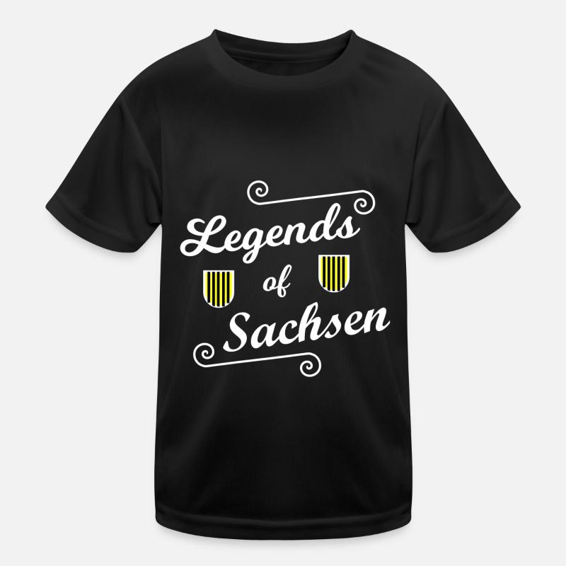 Die Sachsen Legenden Kinder Funktions-T-Shirt