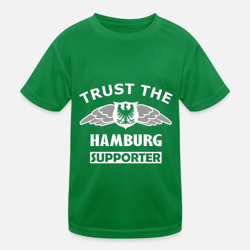 Vertraue dem Hamburger Kinder Funktions-T-Shirt