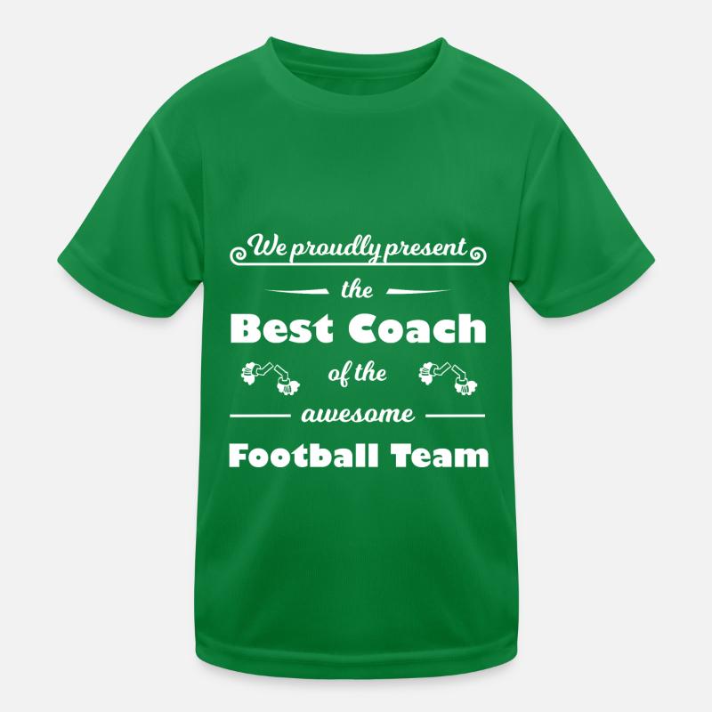Der beste Fußball Trainer Kinder Funktions-T-Shirt