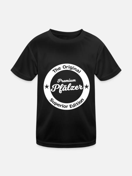 Der Beste aus der Pfalz - Kinder Funktions-T-Shirt - Schwarz