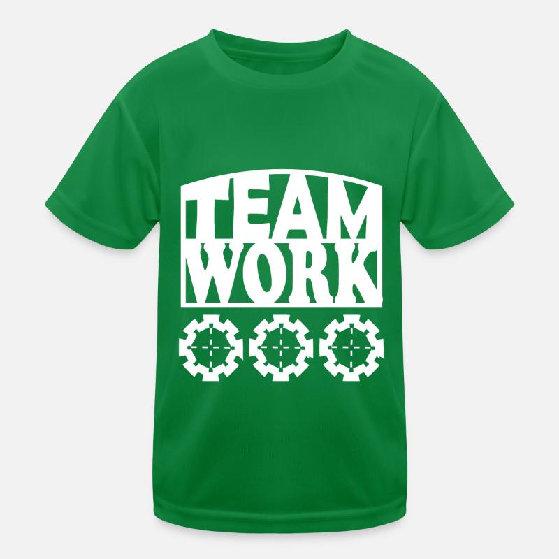 Die Team Arbeiter Kinder Funktions-T-Shirt