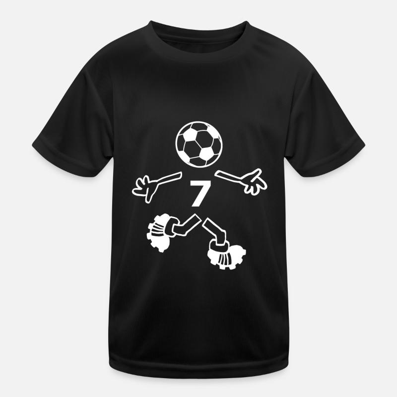 Die Nummer Sieben Kinder Funktions-T-Shirt