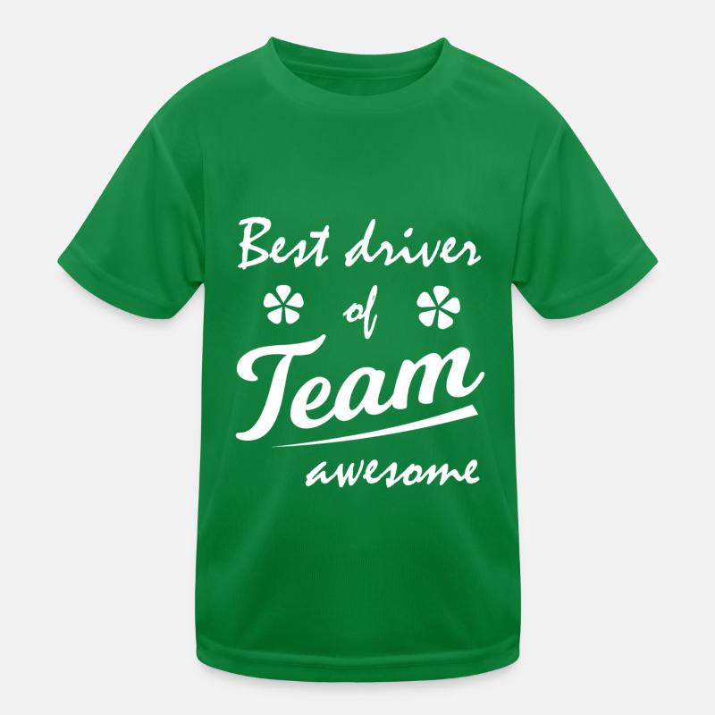 The best driver Kids Functional T-Shirt
