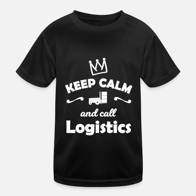 Logistik und Transport Helden Kinder Funktions-T-Shirt