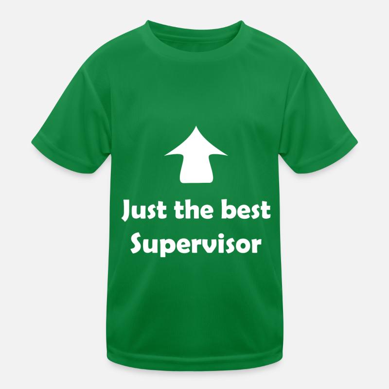 Bester Chef und Supervisor Kinder Funktions-T-Shirt