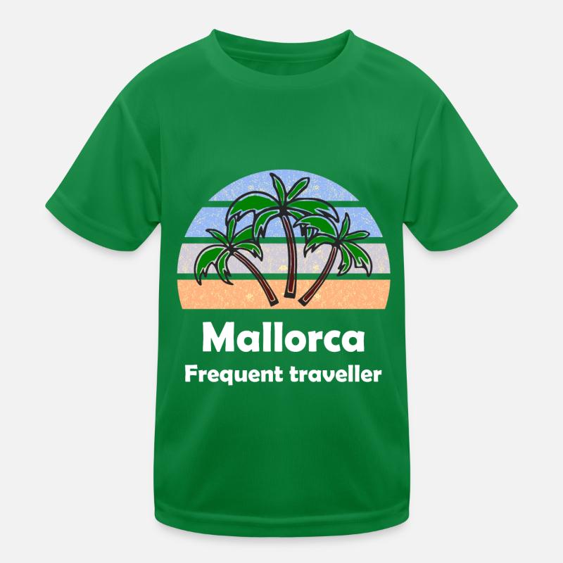 Summer in the Balearic Islands Kids Functional T-Shirt