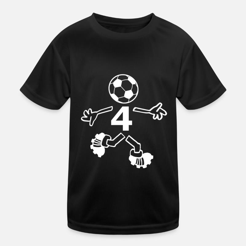 Der Vierer Kinder Funktions-T-Shirt