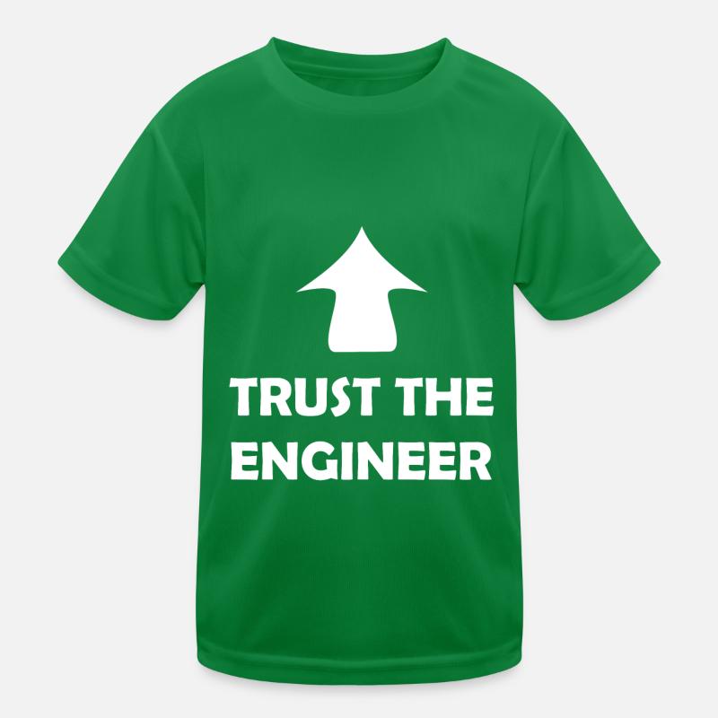 Vertraue dem Ingenieur Kinder Funktions-T-Shirt