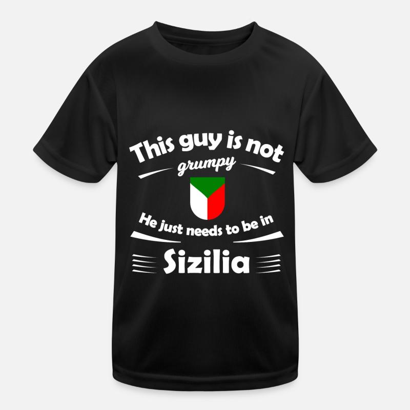 Die Sehnsucht nach Sizilien Kinder Funktions-T-Shirt