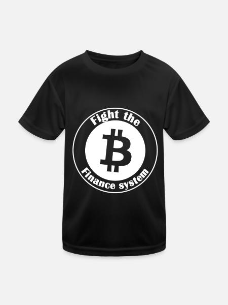 Sei Deine eigene Bank - Kinder Funktions-T-Shirt - Schwarz - Vorne