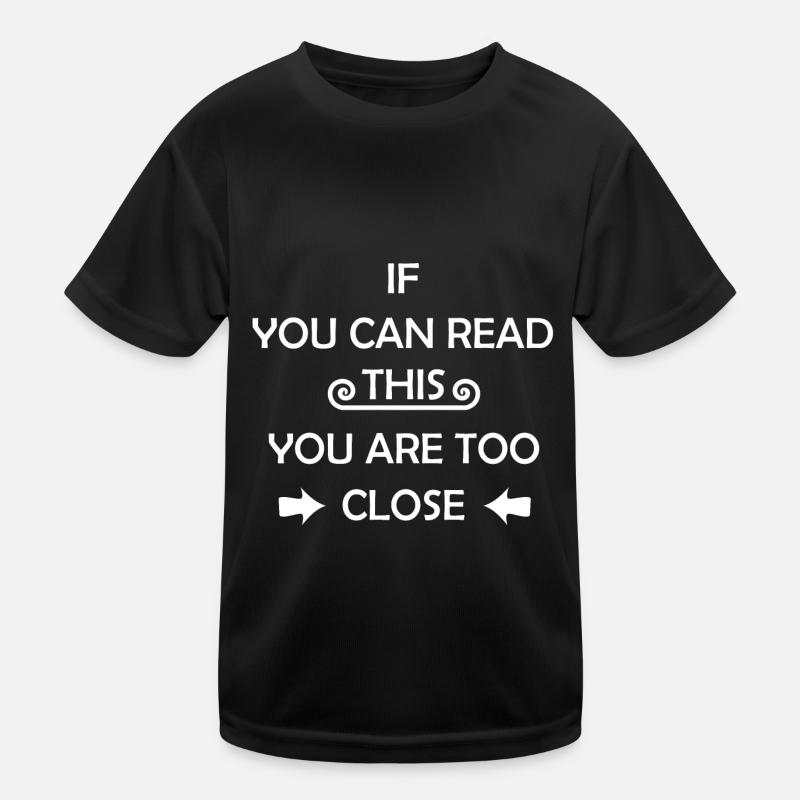 Coole Sprüche Distanz Kinder Funktions-T-Shirt